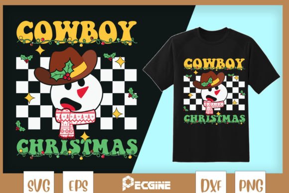 Cowboy Christmas Retro Snowman Review
