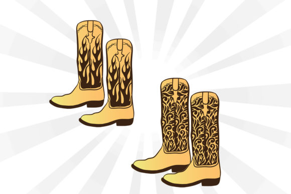 Cowboy Long Boot Vector Svg Review