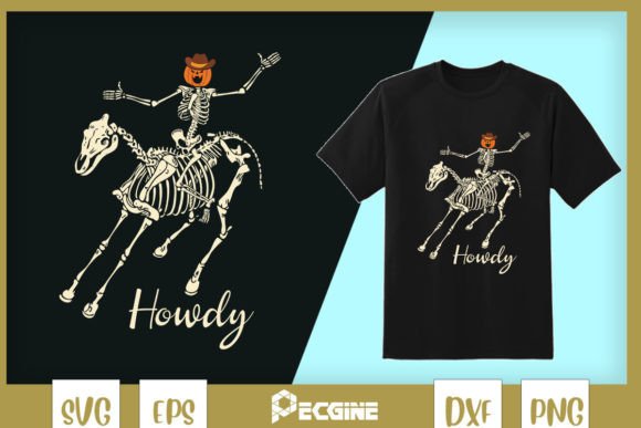 Halloween Skeleton Hunter Cowboy Howdy Review