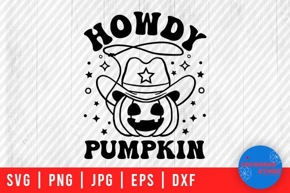 Halloween Western Howdy Pumpkin Svg Review