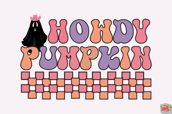 Howdy Pumpkin SVG, Cute Cowboy Halloween