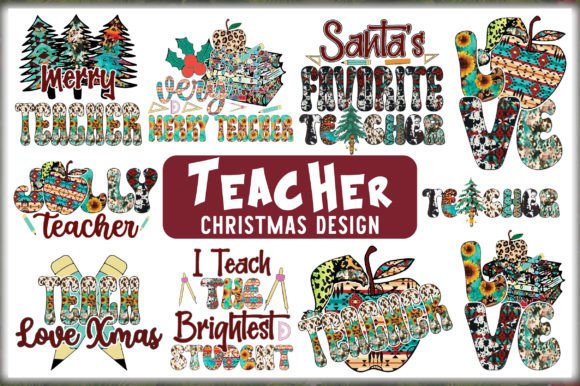 Teacher Christmas Western Style Bundle