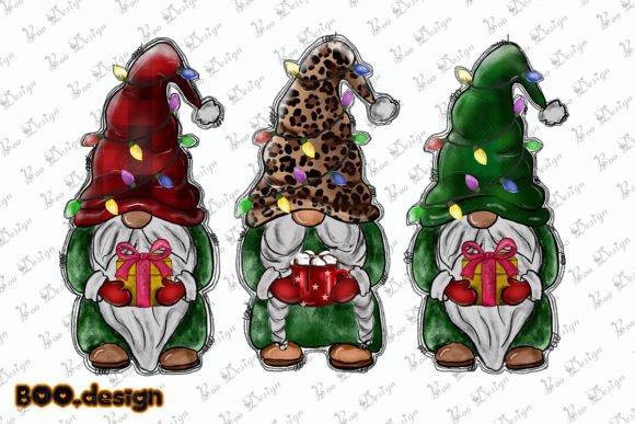 Western Christmas Three Gnomes PNG Review
