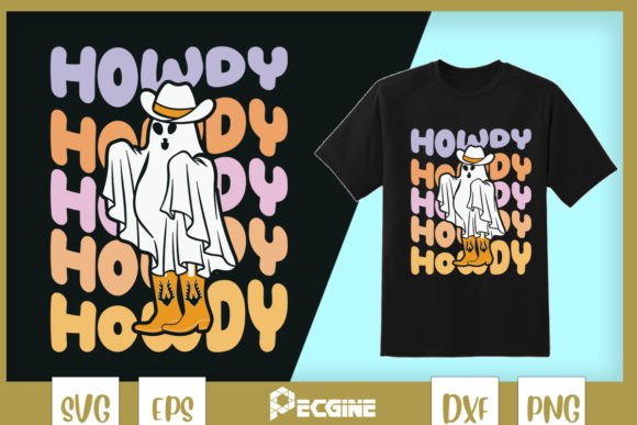 Western Ghost Howdy Country Halloween